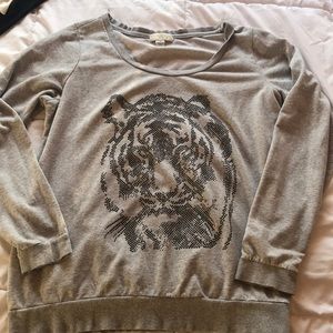 Grey Tiger Sweater